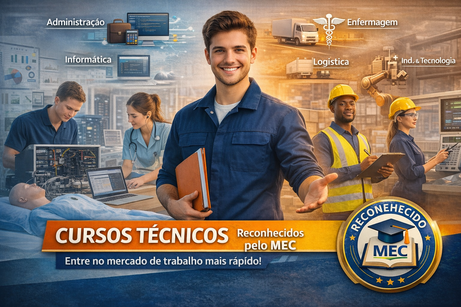 Curso Técnico: formação rápida com alta empregabilidade